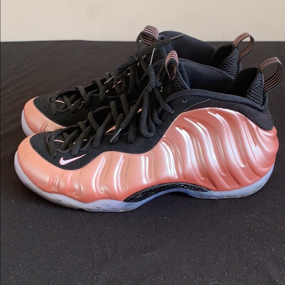 rose gold nike foamposite